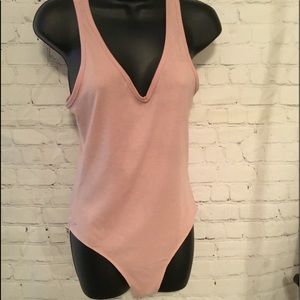 Suit Yourself Vee-Neck Tank Bodysuit